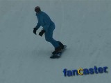 Impressive snowboarding action during '08 pond skim competition