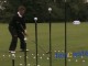 Bouncing Golf Ball Is Hit..