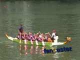Dragon Boat Racing Fan Roots for Breast Cancer Survivors