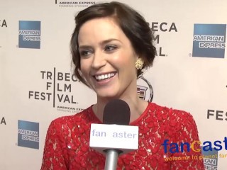 Actress Emily Blunt at Tribeca Film Festival